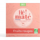 HE!MATE Infusion Maté Fruits Rouges Fabriqué en France Bio