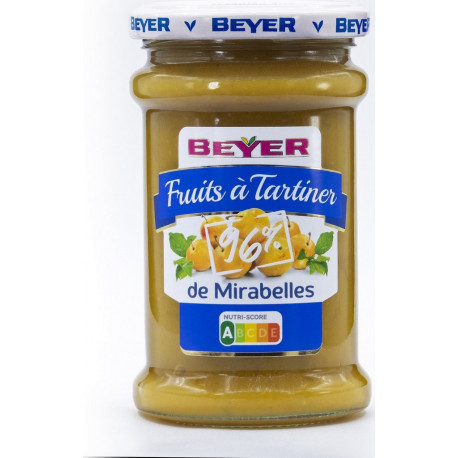 BEYER Préparation 96% de fruits Nutri-Score A