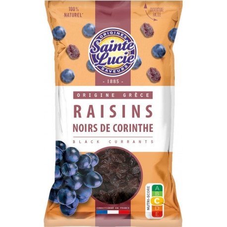 SAINTE LUCIE Raisins noirs de corinthe 100% naturel