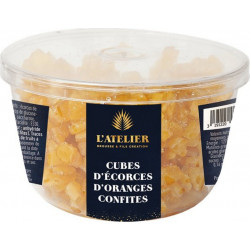 L'ATELIER BROUSSE & FILS CREATION Fruit Sec Cubes D'écorces d'oranges Confites