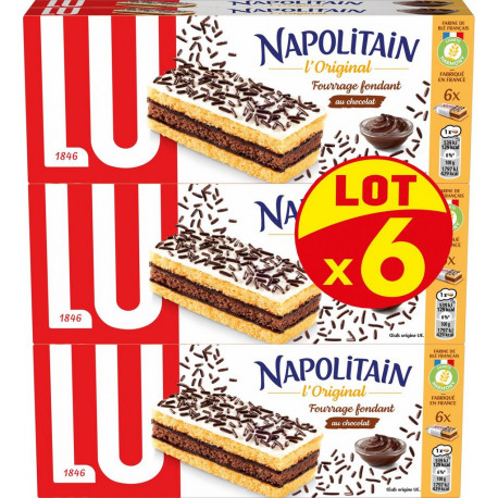 LU Gâteaux au chocolat L'Original Napolitain
