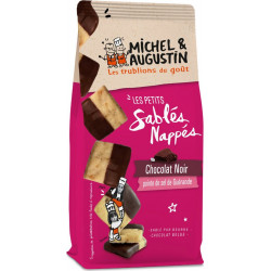 MICHEL ET AUGUSTIN Petits Sablés Nappés Chocolat Noir et Pointe de Sel de Guérande