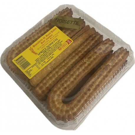 BISCUITERIE DE SAINT JULIEN Gâteau Sablé Spritz Noisette