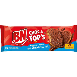 BN Biscuits Pépites et Nappage Goût Chocolat au Lait