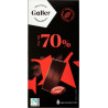 GALLER Tablette de Chocolat Noir 70%