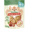 BLEDINA Biscuit De 18 mois à 3 ans Tomate Basilic Sans Sel Ajouté Sans Huile De Palme Croustis À Dévorer