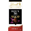 Lindt EXCELLENCE NOIR 70% DOUX 2x100g 200g