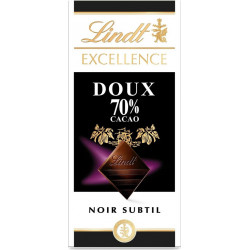 Lindt Excellence Noir Subtile 70% Cacao Doux 100g