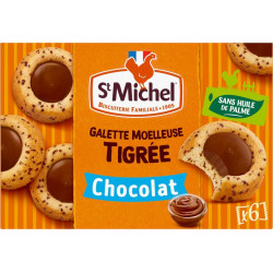 St Michel GALETTE MOELLEUSE Tigrée Chocolat 180g