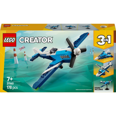 LEGO 3 Creator -en-1 Aéronef l'Avion de Course 1160