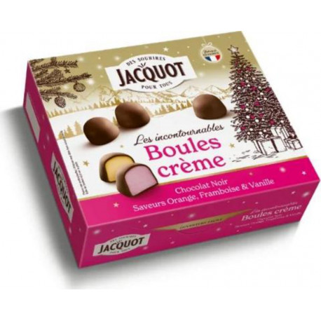 Jacquot Boule crème chocolat Orange Framboise Vanille 1Kg