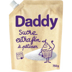 Daddy Sucre Poudre Extra Fin profil pack 750g