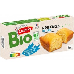 CHABRIOR Mini Cakes Nature Bio X5 140g