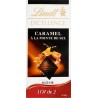 Lindt Tablette de chocolat noir Caramel Pointe de sel 2x100g 200g