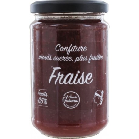CHARLES ANTONA Confiture moins sucrée plus fruitée 65% fruits 325g