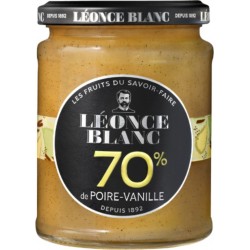 LEONCE BLANC Confiture Poire Vanille 70%