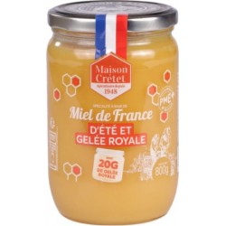 MAISON CRETET Préparation À Base De Préparation À Base De Miel De France D'été Et Gelée Royale 800g