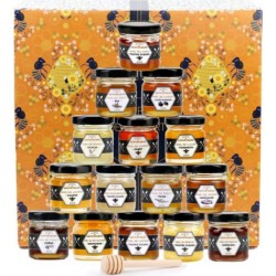 MAISON SAUVETERRE Coffret Découverte 15 Miels De France Et Du Monde Le Coffret Cadeau 15 Miels