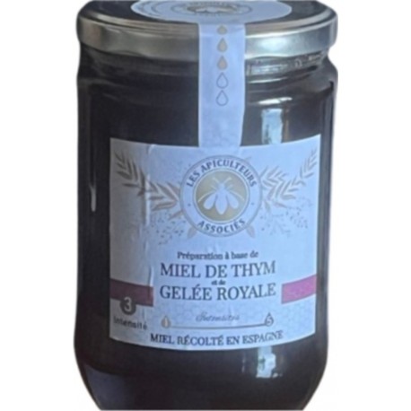 LES APICULTEURS ASSOCIES Miel De Thym et de Gelée Royale