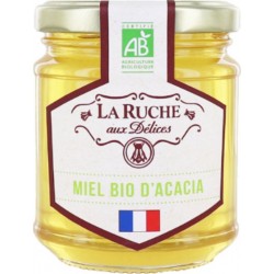 LA RUCHE AUX DELICES Miel Bio d'Acacia 250g