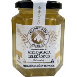 LES APICULTEURS ASSOCIES Miel D'acacia Et de Gellée Royale récolté en Hongrie