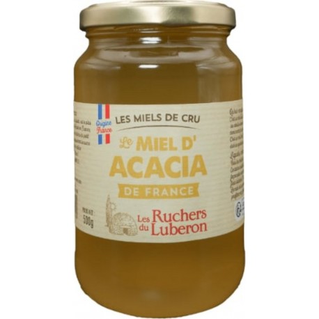 LES RUCHERS DU LUBERON Miel D'Acacia De France 500g