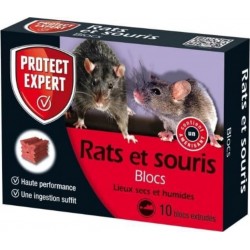 PROTECT EXPERT Protect Expert Fb300 Souris Céréales + Boîte Appât Intégrée 80 G Pex