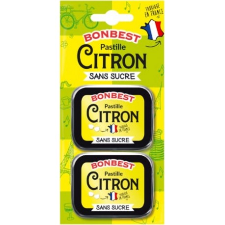 BONBEST Bonbons Pastille Sans Sucre au Citron