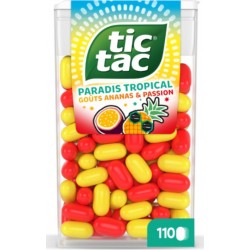 TIC TAC Bonbons Goûts Ananas et Fruit de la passion