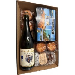 BISCUITERIE DES ILES Bourriche Carton Cidre, caramel, INDX2