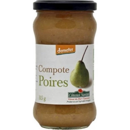 CÔTEAUX NANTAIS Compote Poires William Demeter 315g Coteaux Nantais