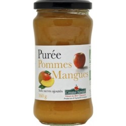 CÔTEAUX NANTAIS Puree Pomme Mangue Sans Sucre 360g Coteaux Nantais