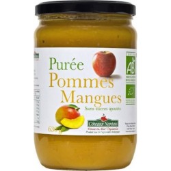 CÔTEAUX NANTAIS Puree Pomme Mangue Sans Sucre 630g Coteaux Nantais