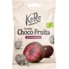 KORO Framboises Lyophilisées Enrobées de Chocolat Noir Bio 50g