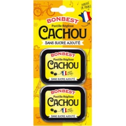 BONBEST Pastille Réglisse Cachou Sans Sucre Ajouté