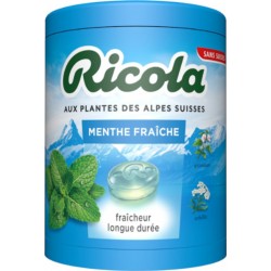 RICOLA Bonbon Aux Plantes des Alpes Suisses Menthe fraîche sans sucres 1