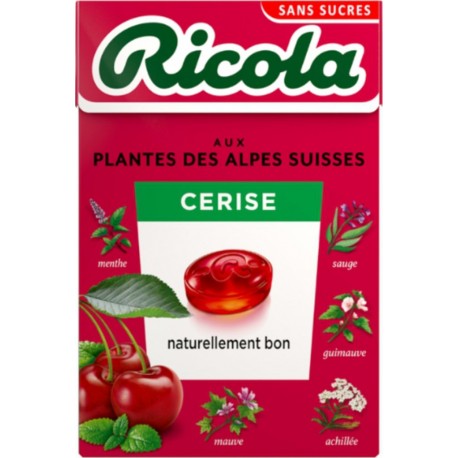 RICOLA Bonbon Aux Plantes des Alpes Suisses Cerise sans sucres