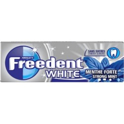 FREEDENT Chewing-gum menthe forte sans sucres