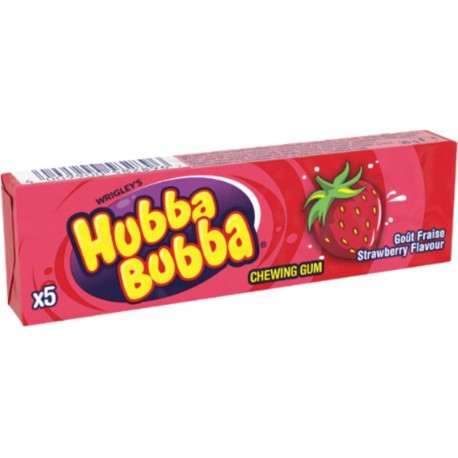 HUBBA BUBBA Chewing-gum Maxi Cubes Fraise