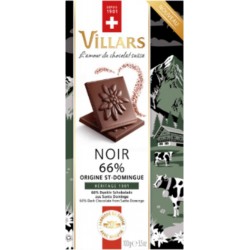 VILLARS Chocolat Noir 66% Origine ST-Domingue