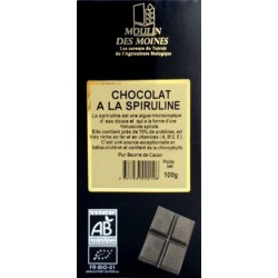 MOULIN DES MOINES Chocolat Spiruline 100g Moulin Des Moines