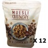 AGIDRA Lot 12x Muesli Croustillant Aux 2 Chocolats Paquet 450g