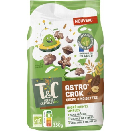 TERRES ET CEREALES Astro'Crock Cacao & Noisettes Bio