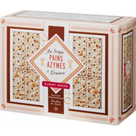 ALBERT MENES Pains Azymes au Seigle Graines 200g