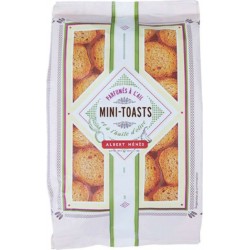 ALBERT MENES Mini-Toasts à l'Huile d'Olive Parfumés à l'Ail 100g