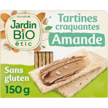 JARDIN BIO Tartines Craquantes Amandes Sans Gluten