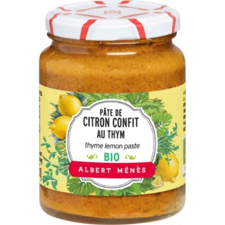 ALBERT MENES Pâte Citron Confit au Thym Bio 90g