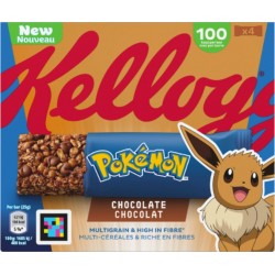 KELLOGG'S Barres céréales Pokémon Goût Chocolat