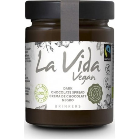 VIDAXL La Vida Vegan Crème Au Chocolat Noir Végétalien Biologique 600g
