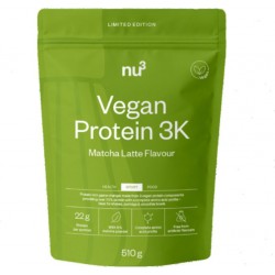 NU3 Protéines en Poudre Vegan Protein 3K Édition Limitée Goût Matcha Latte